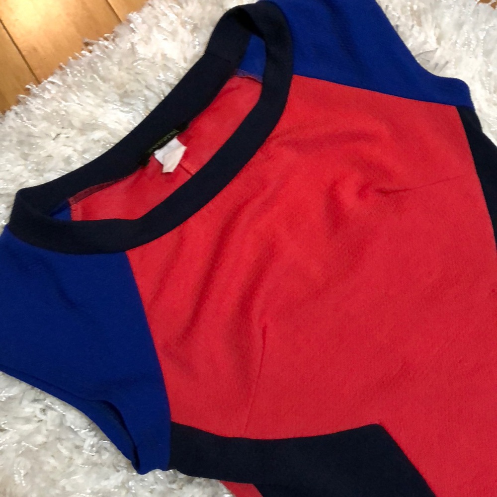 BEWARE | COLORBLOCK BODYCON DRESS | L